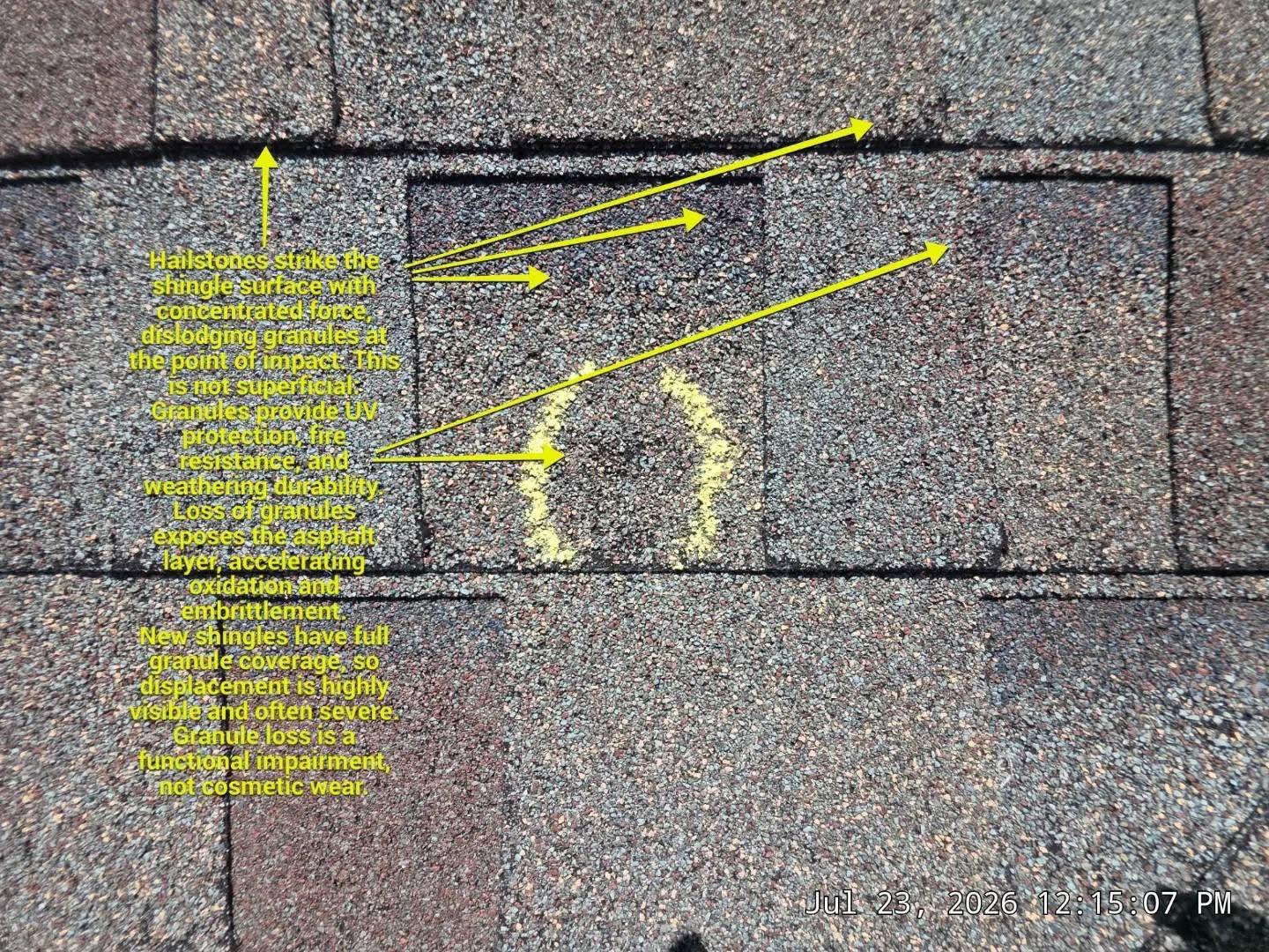 Roof quality inspection