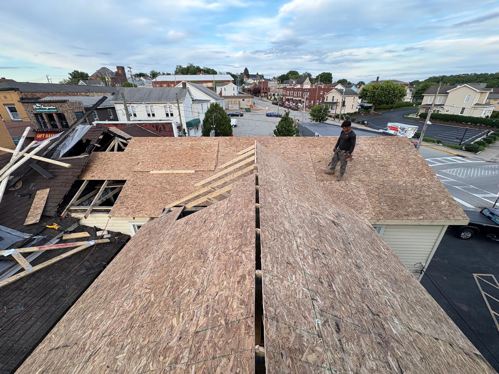 Roofing materials by Sky Roofing Contractor Corp