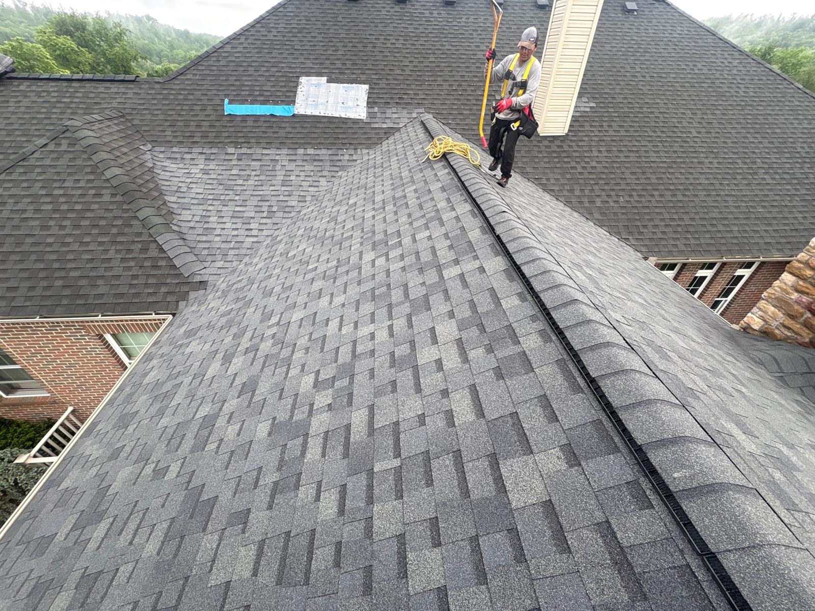 Finished roof by Sky Roofing Contractor Corp